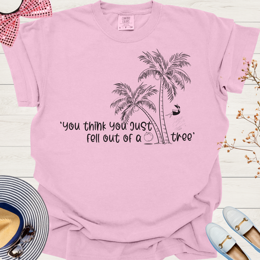 Kamala's Coconut Tree Tee: Humorous Clueless Quote T-Shirt