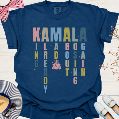 KAMALA Acronym Tee: KING ALREADY MAD ABOUT LOSING AGAIN T-Shirt